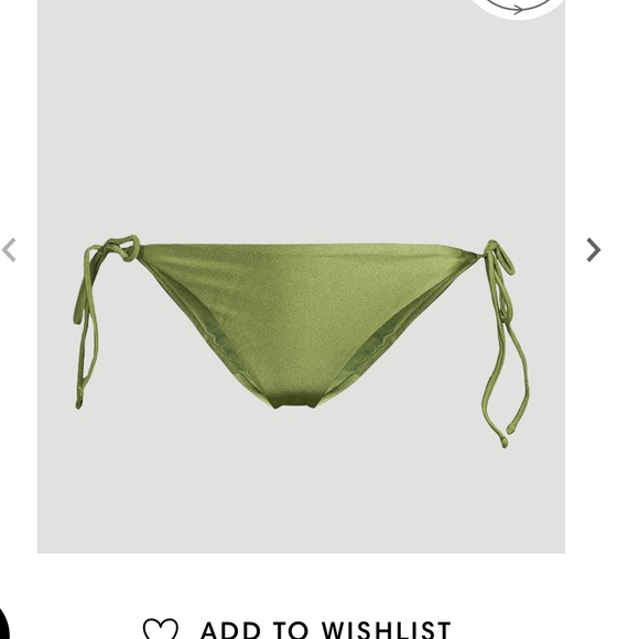 New Jade Swim ties bikini bottom - Picture 2 of 7